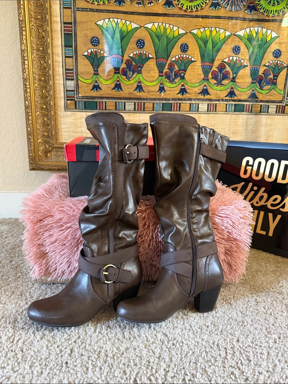 Rialto “crystal” knee-high boots!